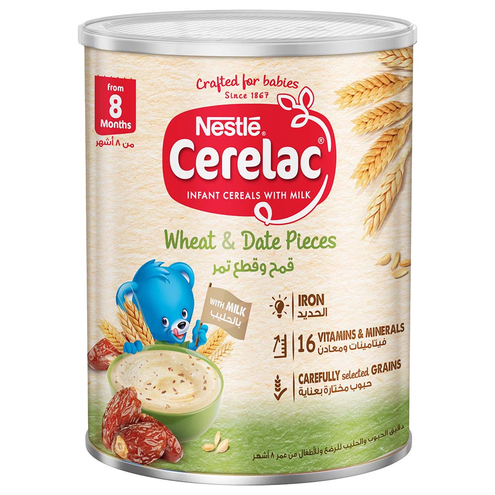 Cerelac - Nestle Infant Cereal - Wheat & Date Pieces - 400g