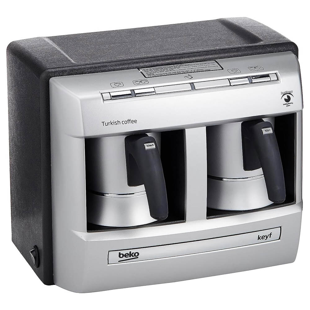 Beko - Turkish Coffee Machine With Double Pot - Silver - 1200 W