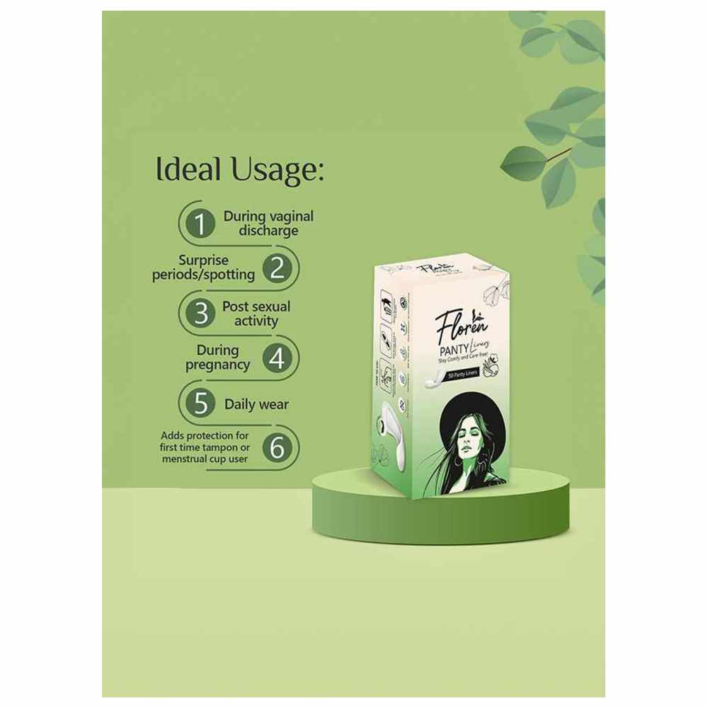 فلورين - فوط صحية يومية - 50 قطعة