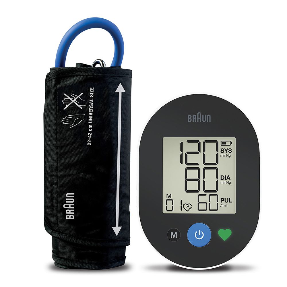 Braun ExactFit 2 Upper Arm Blood Pressure Monitor - Black