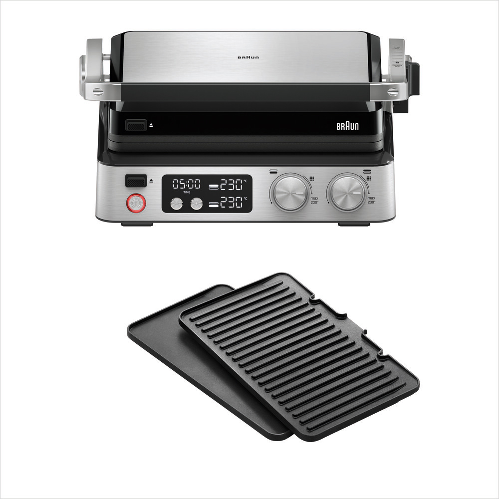 Braun Multigrill 7 Contact Grill - Black/Stainless Steel