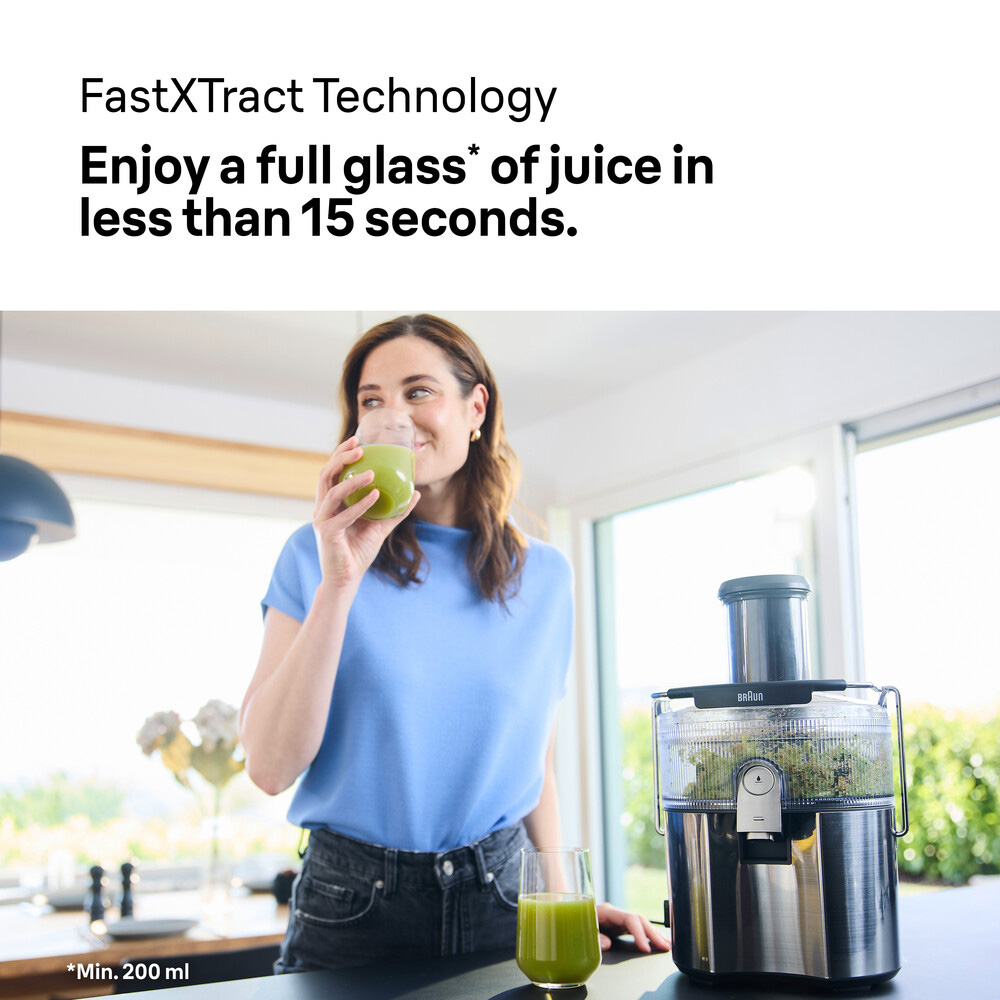 براون - عصارة متعددة الاستخدامات 7 دوارة - رمادي