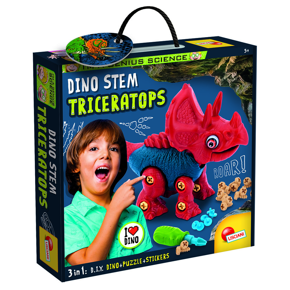 I'm A Genius Science - DIY Dino Stem Triceratops Kit
