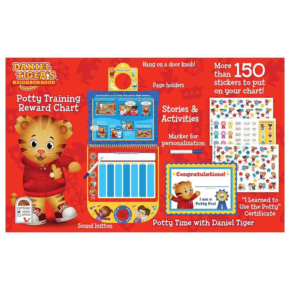 Daniel Tiger Potty Training Reward Chart