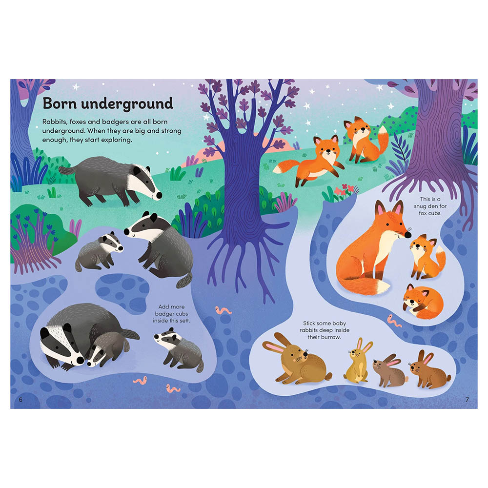 Usborne Books - Little First Stickers: Baby Animals
