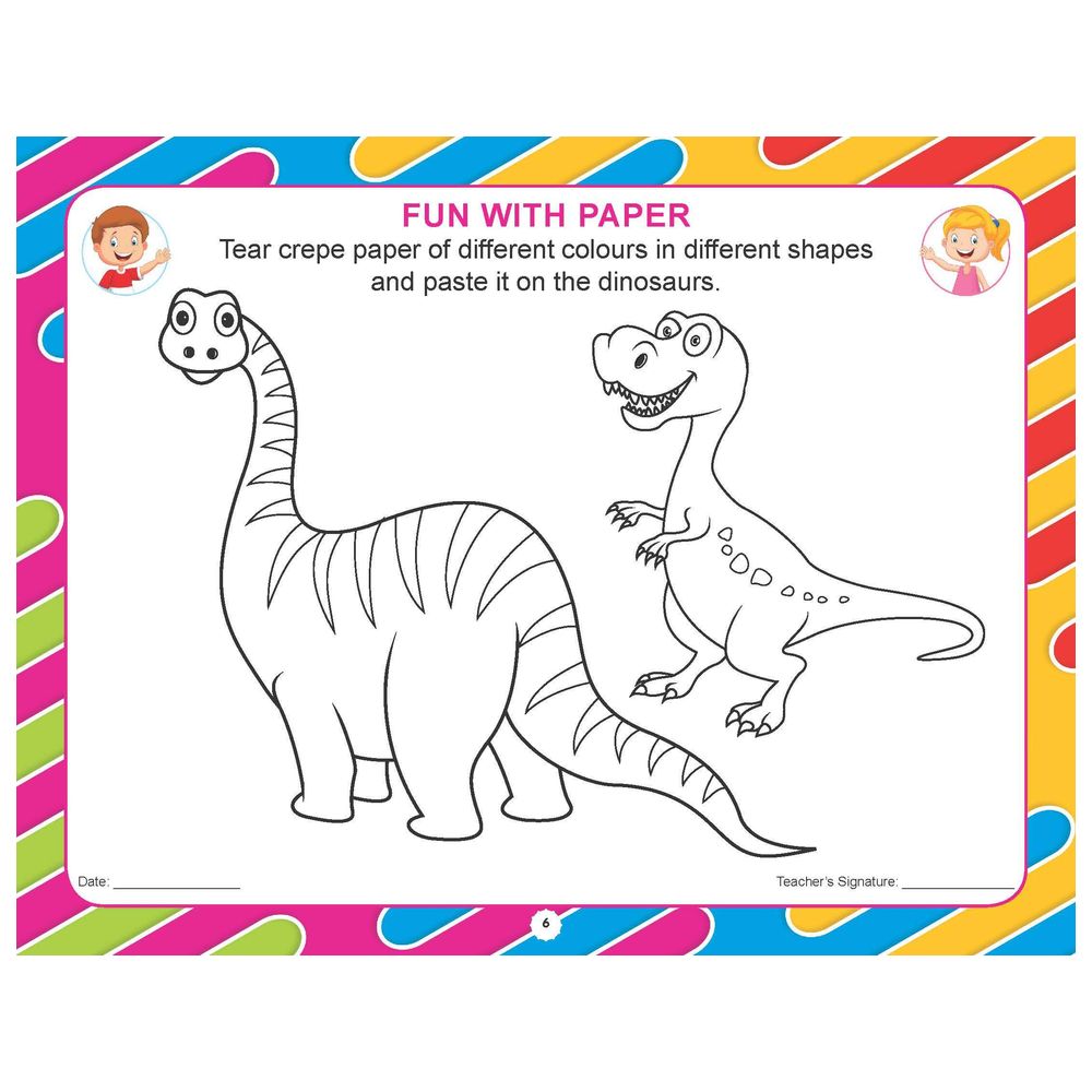 كتاب الفنون والحرف اليدوية لمرحلة ما قبل الحضانة