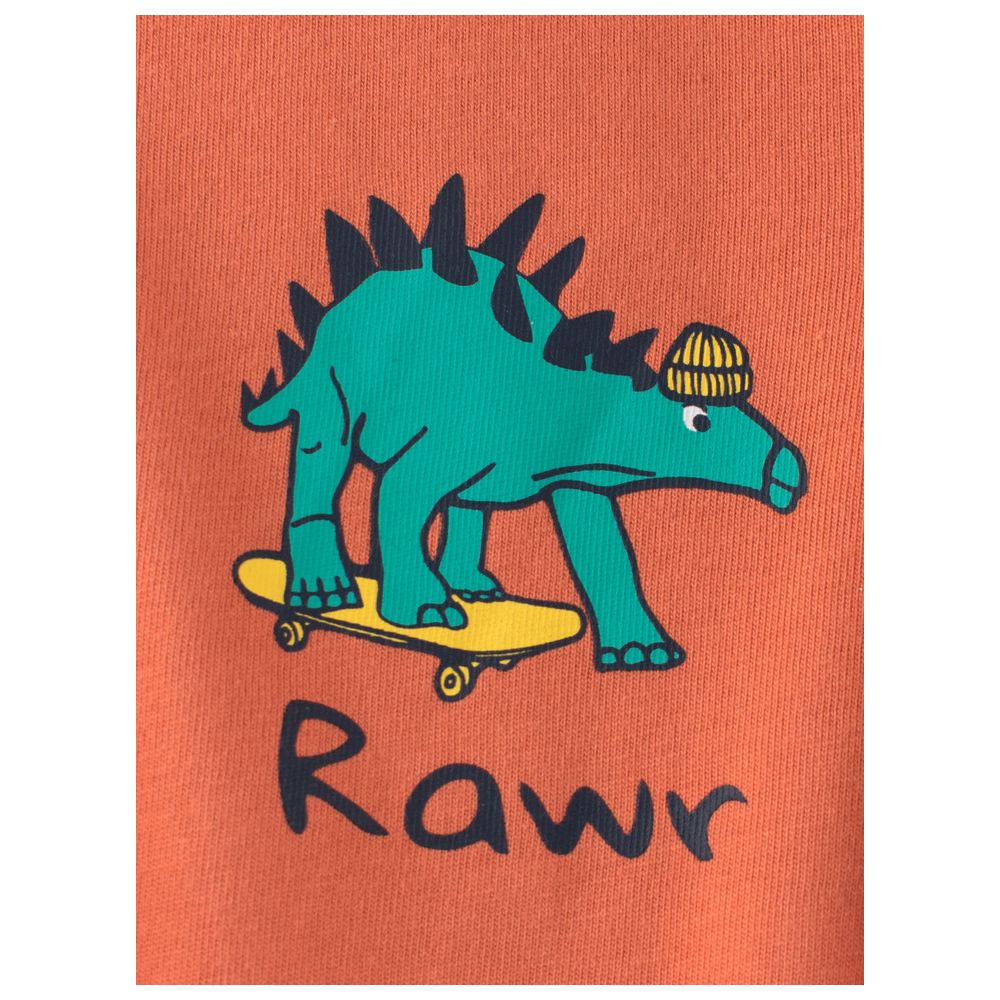 Sugar Rush - Regular Round Neck Full Sleeves T-Shirt - Orange