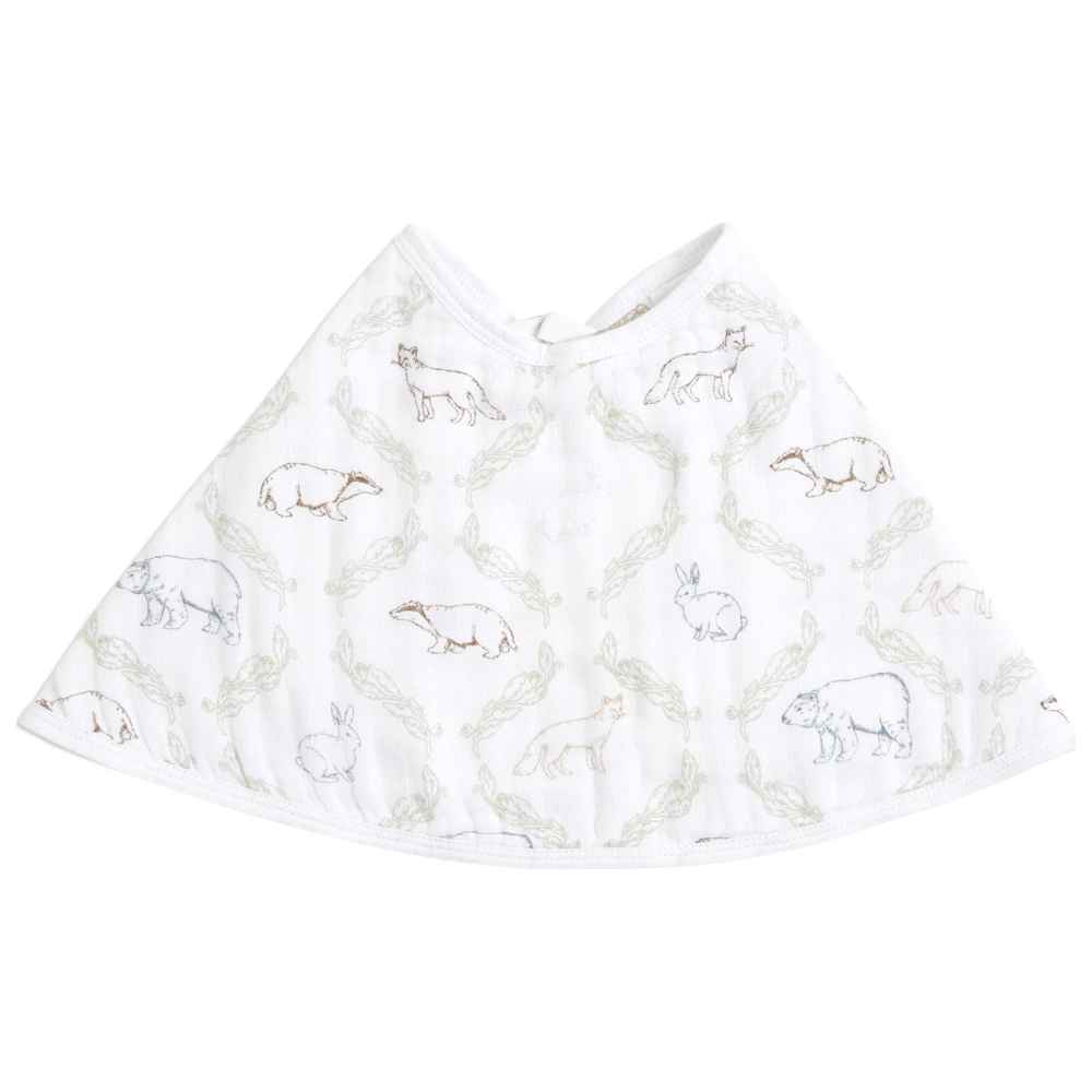 Aden + Anais - Essentials Cotton Muslin Baby Burpy Bib - Folk Forest