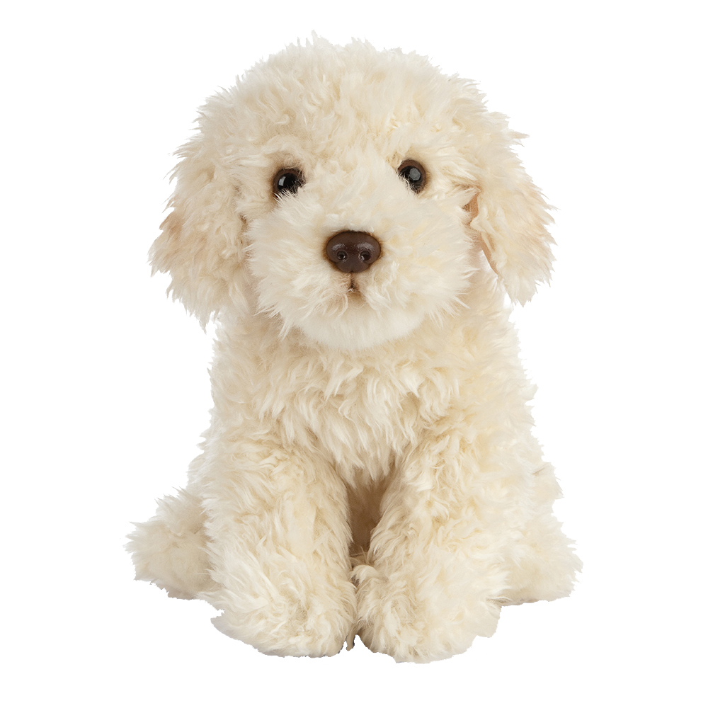 Living Nature - Labradoodle Plush Toy - White - 35cm