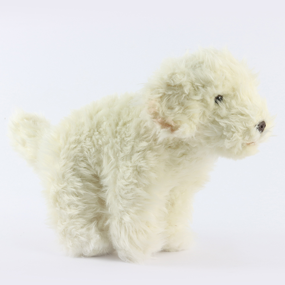 Living Nature - Labradoodle Plush Toy - White - 35cm