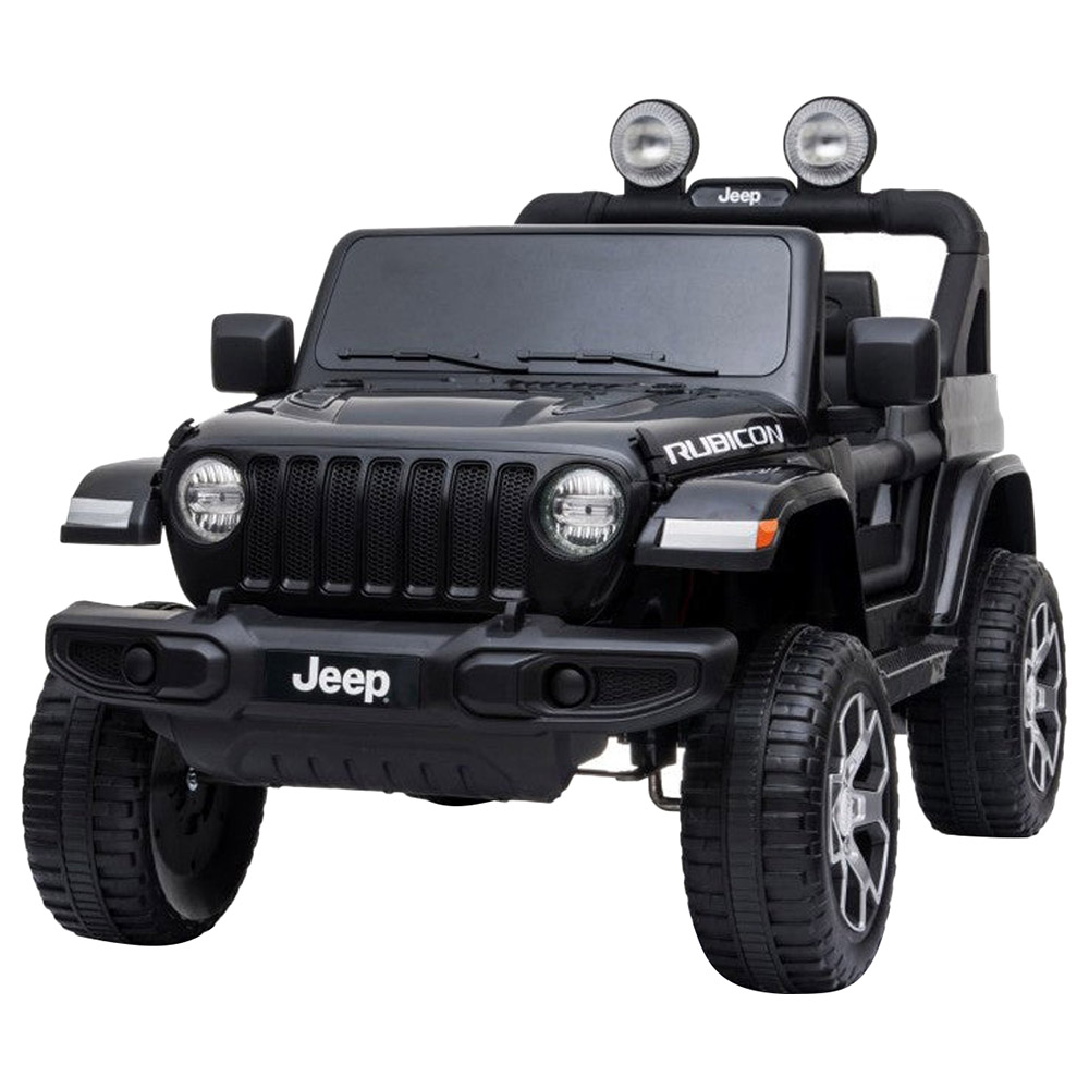 Jeep - Kids Rubicorn 2 Seater Electric Car - 12V - Black