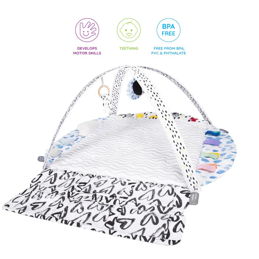 ليتل ليرنرز - سجادة لعب ومنطقة لعب ٦ في ١ غرو ويذ مي