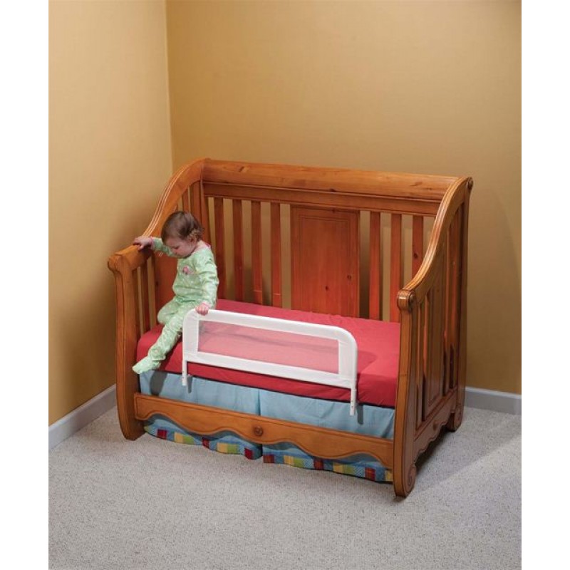 Kidco Convertible Crib Rail - White Mesh