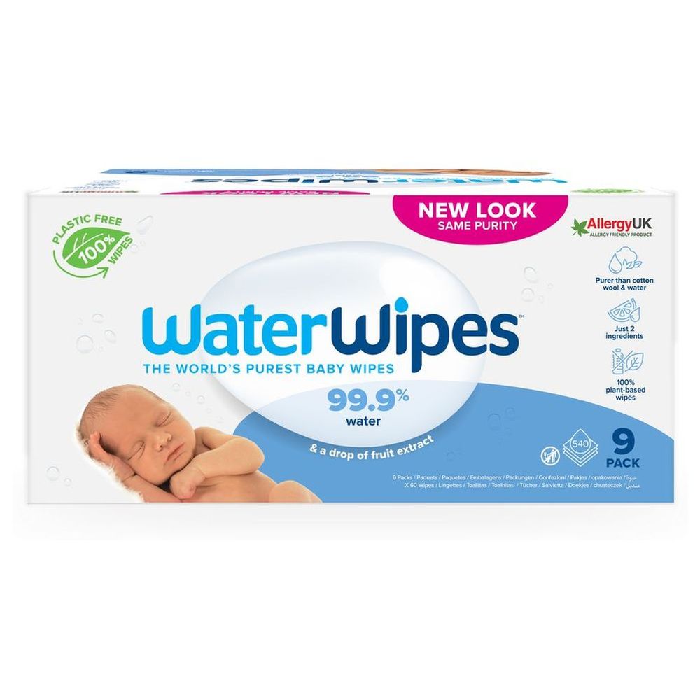 Waterwipes Original Wet Wipes - 540pcs