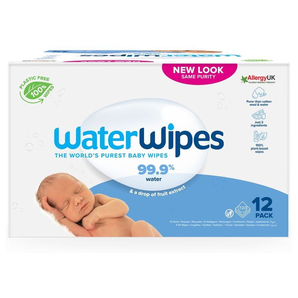Waterwipes - Original Wet Wipes - Pack of 720
