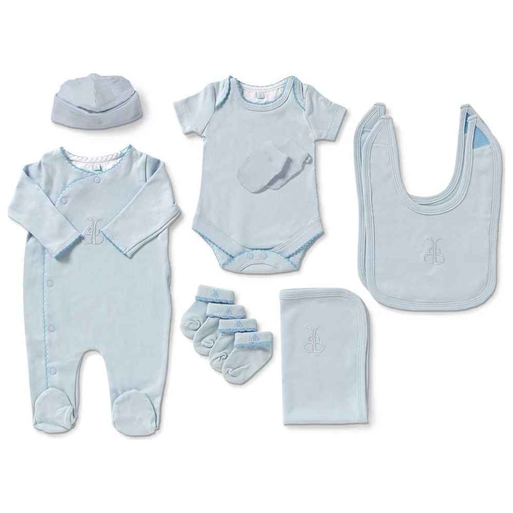 Babyblooms - Luxury Rose Baby Clothes Bouquet - Blue