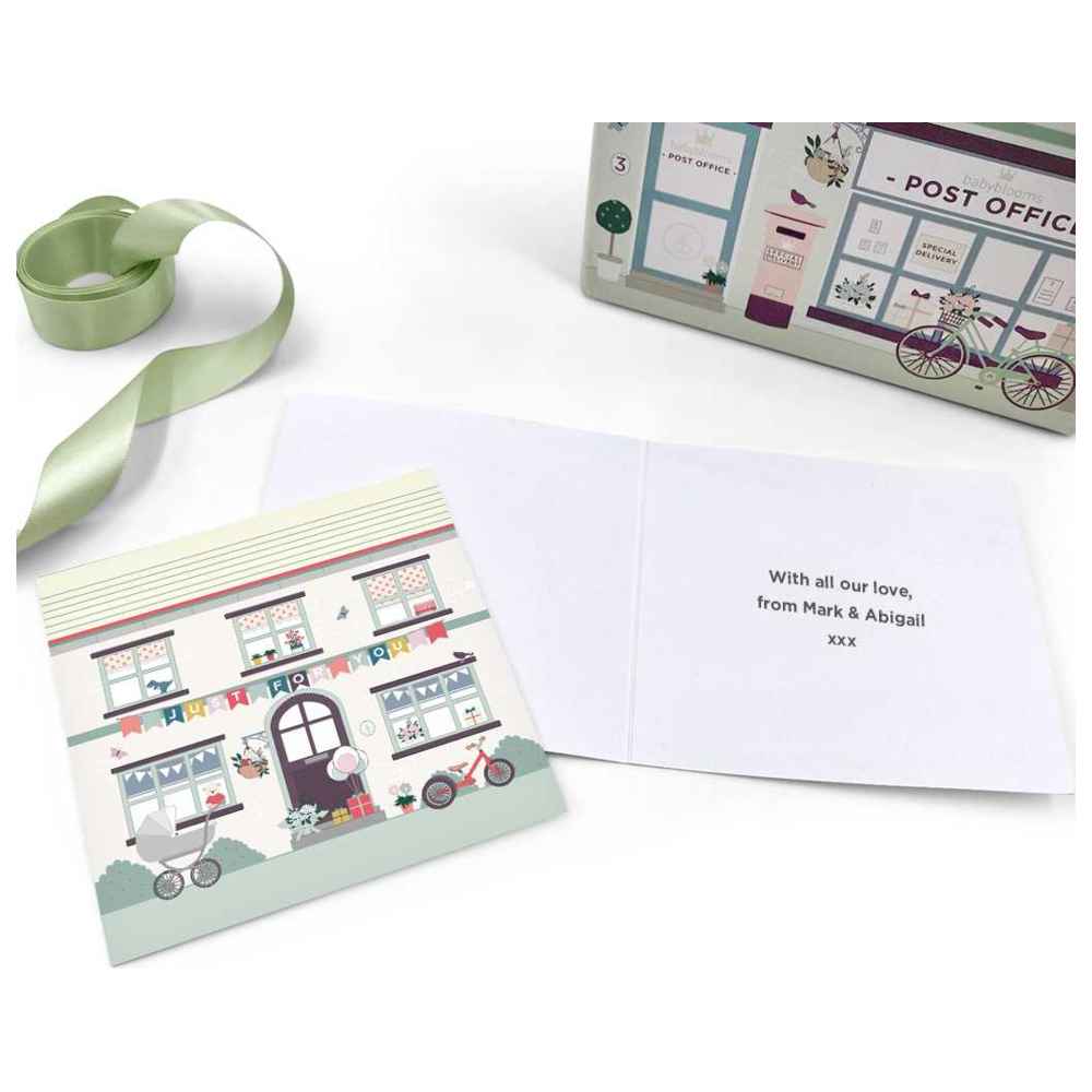 Babyblooms - Personalised Bertie Bear - Blue