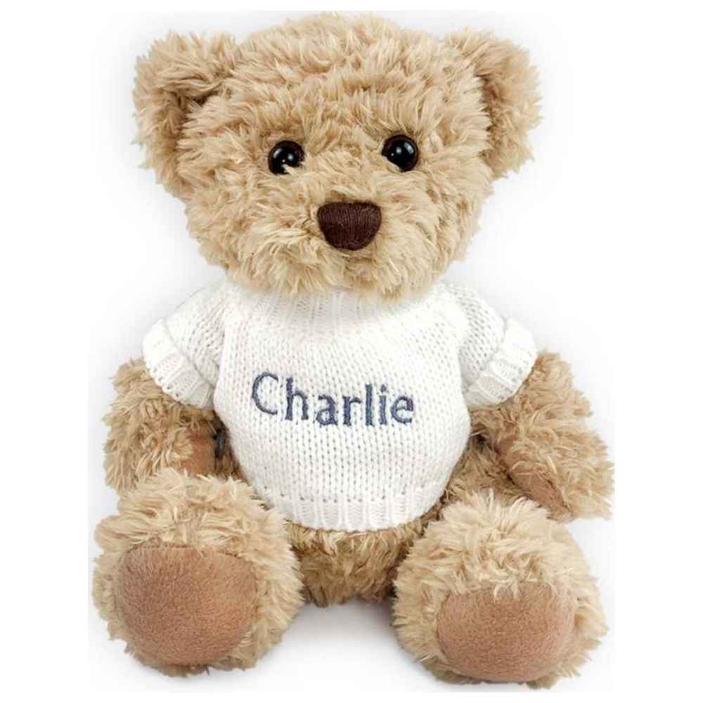 Babyblooms - Personalised Bertie Bear - White