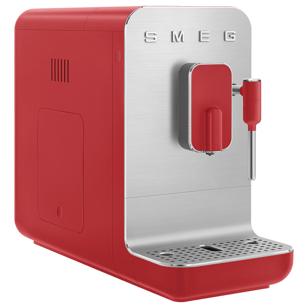 سميغ - ماكينة قهوة من الحبوب إلى الكوب مع رغوة حليب - أحمر مطفي