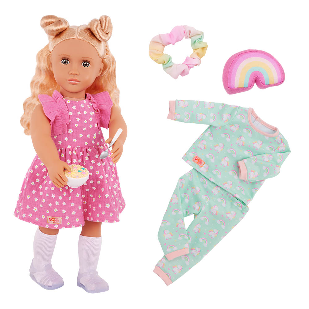 Our Generation - Gillian Doll With Pyjama Outfit - 18 Inch