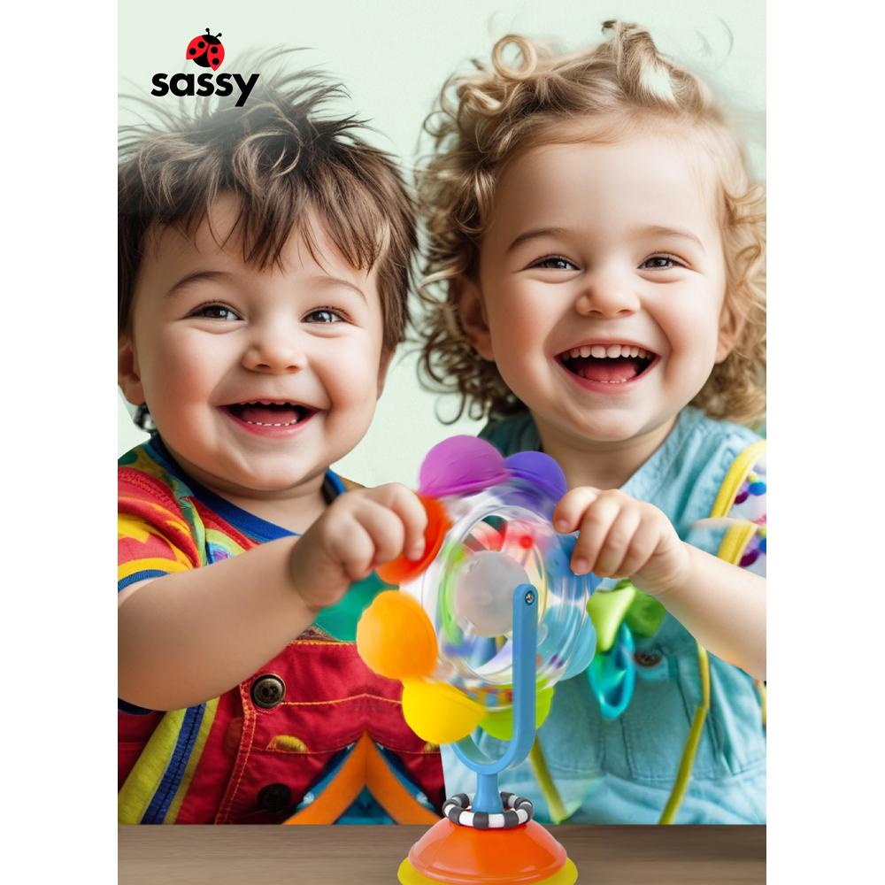 Sassy - Light Up Rainbow Reel Tray Toy