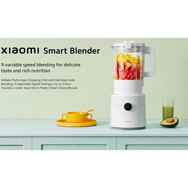شاومي - خلاط ذكي - قابس المملكة المتحدة - أبيض - 1000 واط - 1.6 لتر