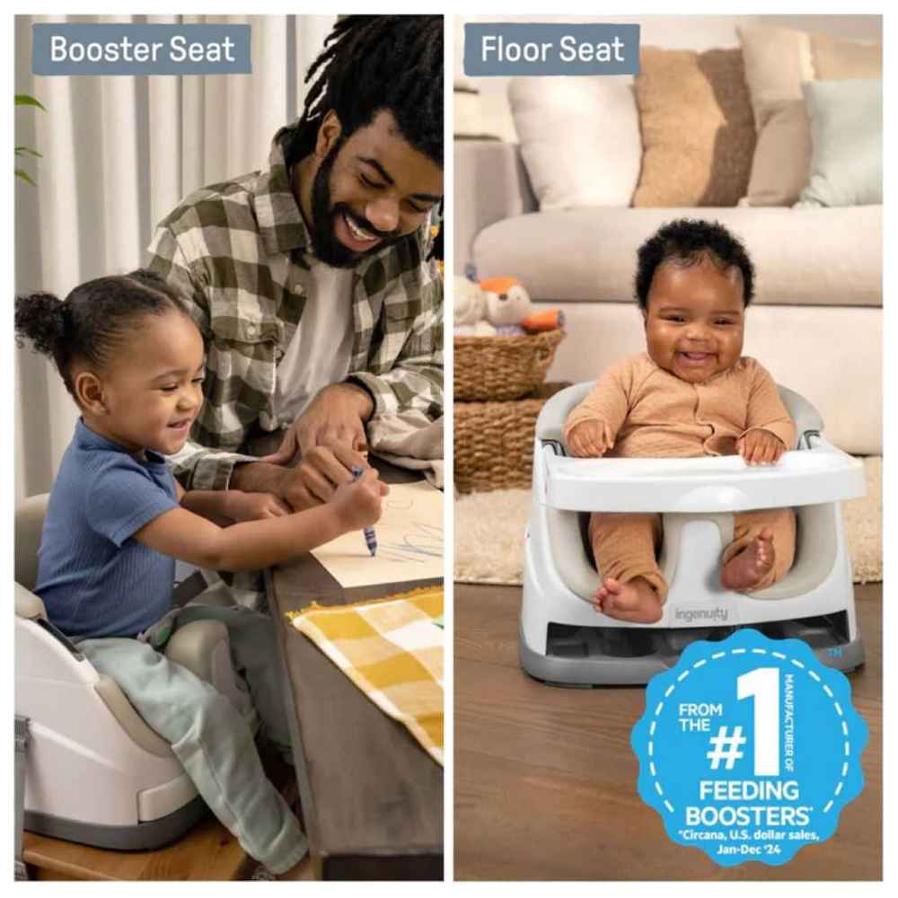 Ingenuity - Baby Base 2 in 1 Booster Seat - Cashmere