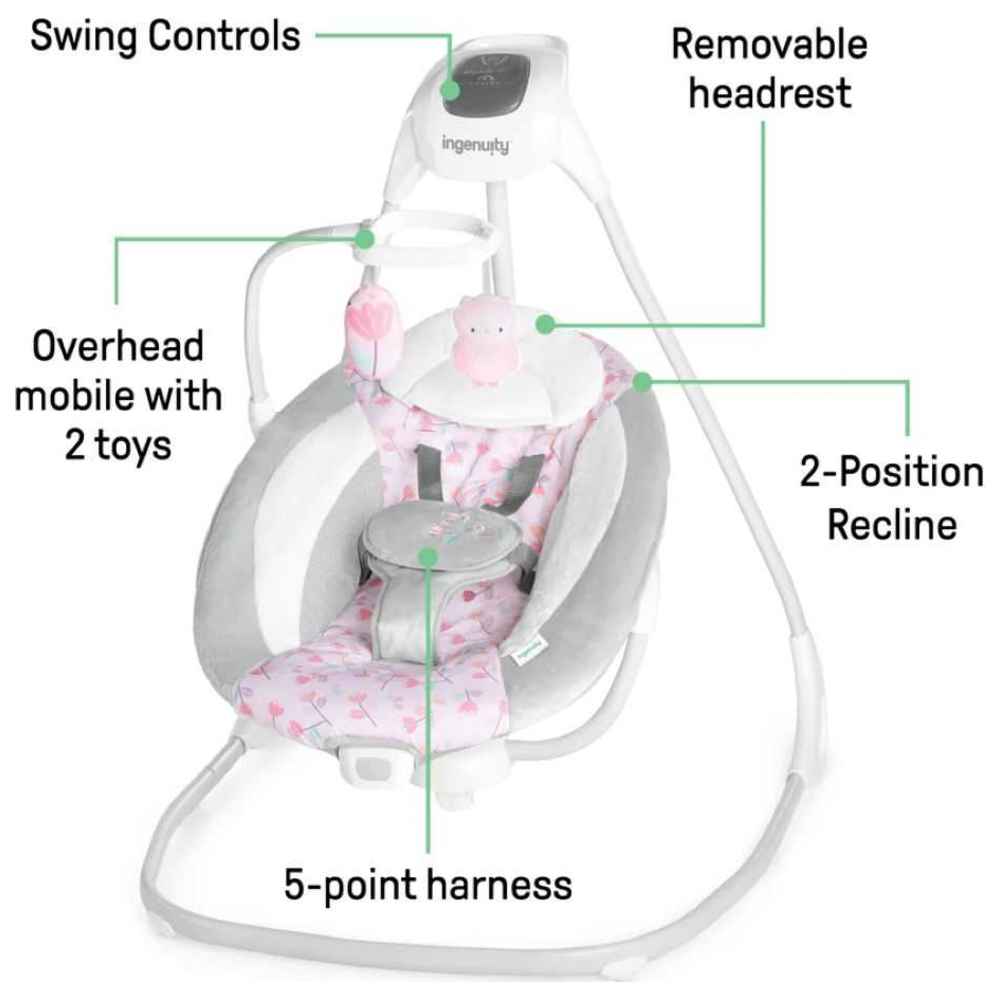 Ingenuity - Simplecomfort Cradling Swing - Cassidy