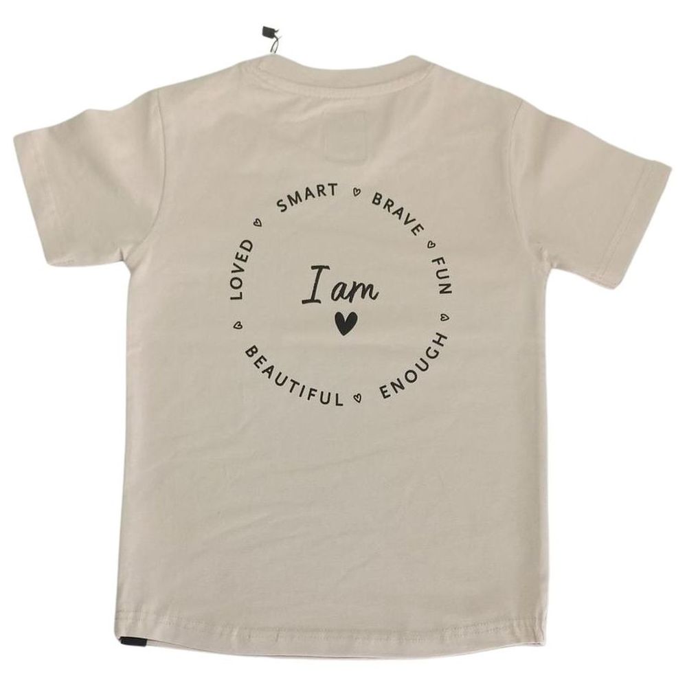Elli Junior - I Am! Organic T-Shirt - Beige
