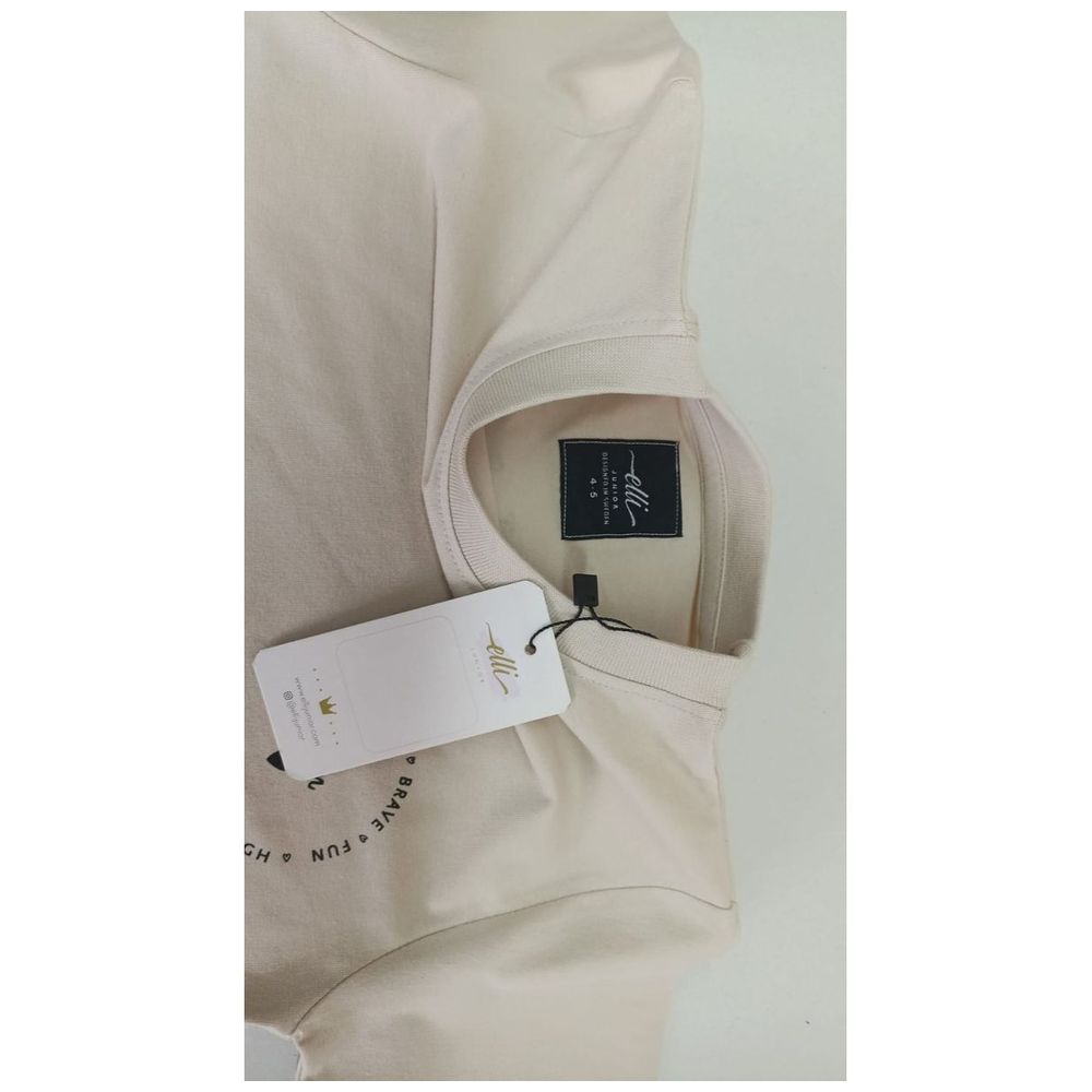 Elli Junior - I Am! Organic T-Shirt - Beige