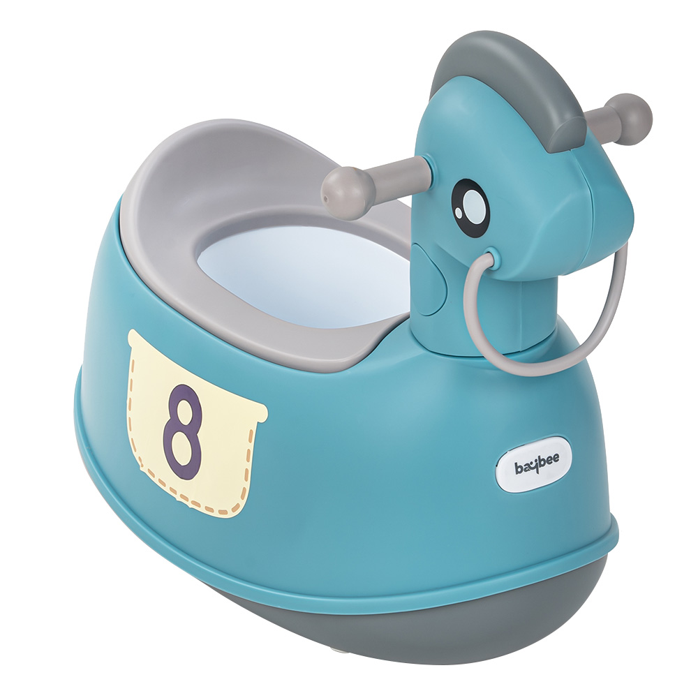 Baybee - Ponyta Baby Potty Seat For Kids With Closing Lid - Green