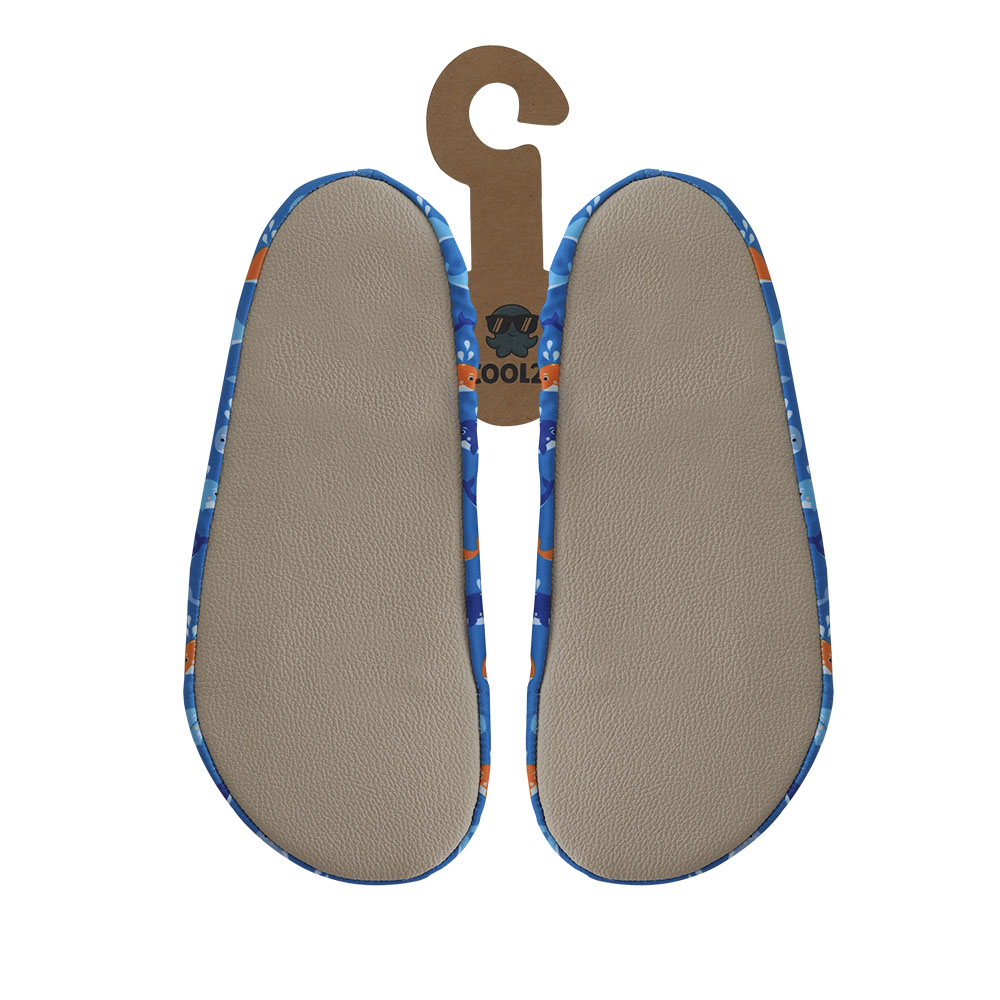 Cool2C - Kids Whale Non-Slip Pool Shoes - Blue