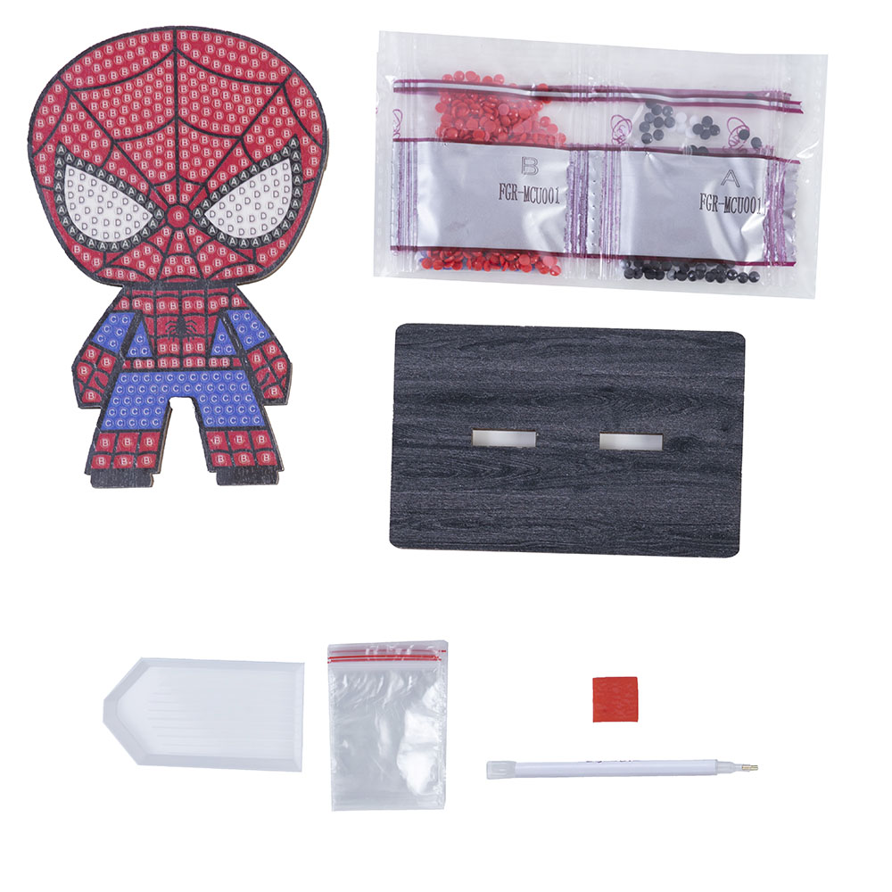 Craft Buddy - Crystal Art Buddy - Spiderman - 11 cm
