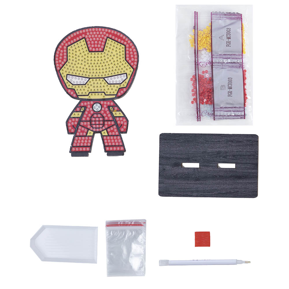 Craft Buddy - Crystal Art Buddy - Ironman - 11 cm