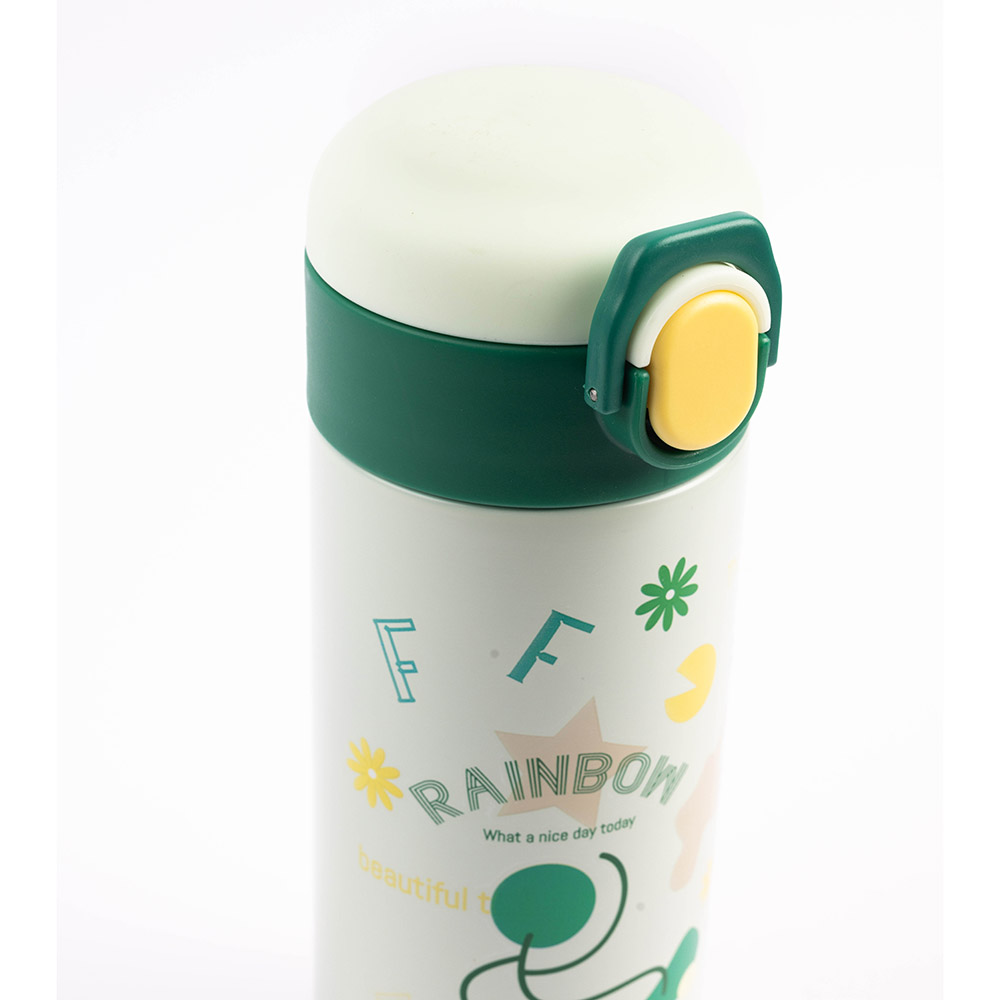 كوكوبي - زمزمية مياه معزولة من الستانلس ستيل سعة 500 مل - (للعمر 3 سنوات فما فوق) - أخضر