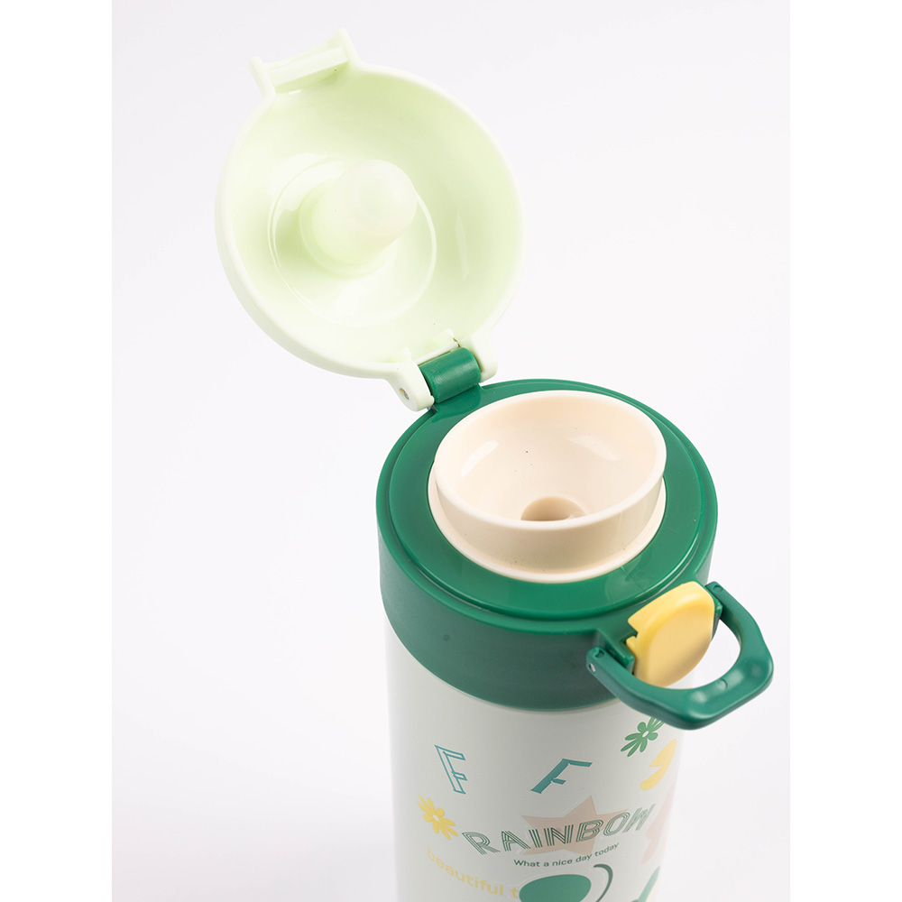 كوكوبي - زمزمية مياه معزولة من الستانلس ستيل سعة 500 مل - (للعمر 3 سنوات فما فوق) - أخضر