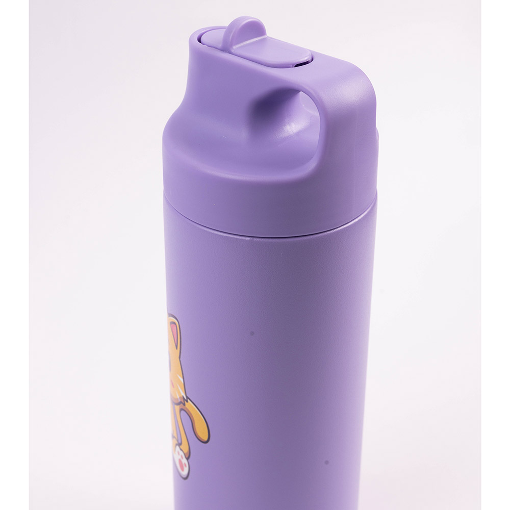 كوكوبي - قارورة مفرغة من الستانلس ستيل، سعة 550 مل، مقاومة للتسرب وخالية من الروائح، مصنوعة من مادة صالحة للطعام (3 سنوات فأكثر) - أرجواني