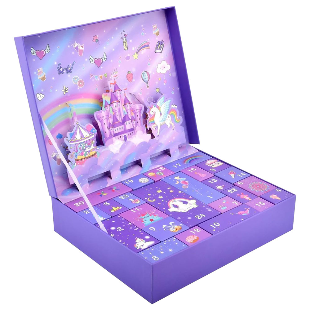 Brain Giggles Unicorn Advent Calendar - Purple