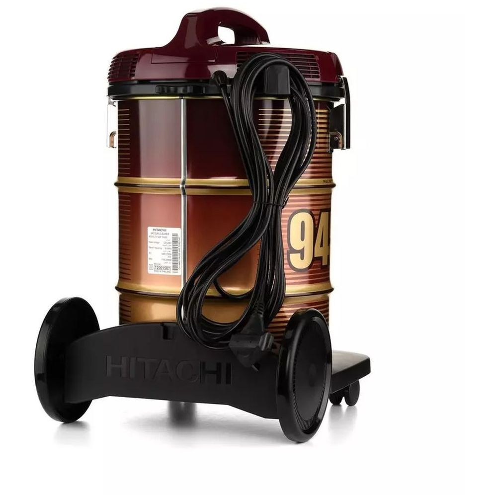 هيتاشي - مكنسة كهربائية برميل - أحمر - 2000 واط - CV-945FWR