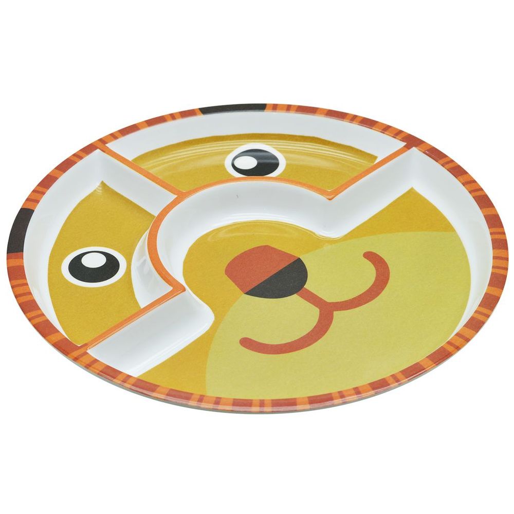 Dinewell - Kids Round Plate - Tiger - 10-Inch