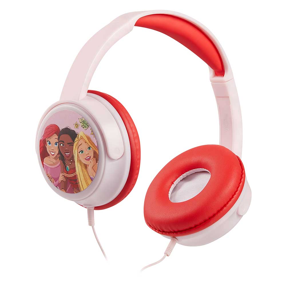 Volkano - Disney Princess Stereo Headphones With Padded Ear Cups And 5 Stickers