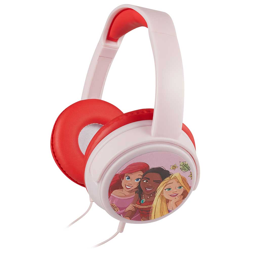 Volkano - Disney Princess Stereo Headphones With Padded Ear Cups And 5 Stickers