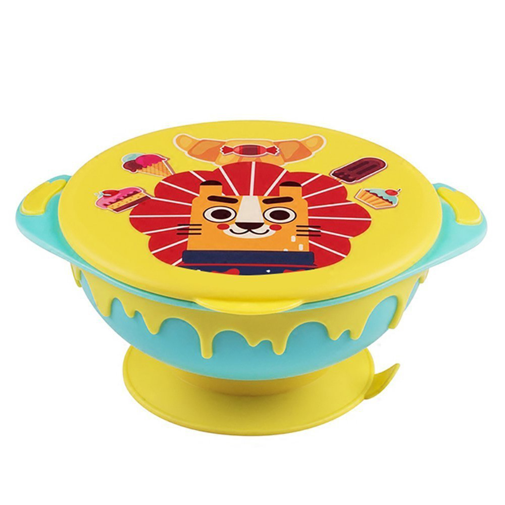 جينيريك - زبدية ستانلس ستيل مع غطاء - أصفر