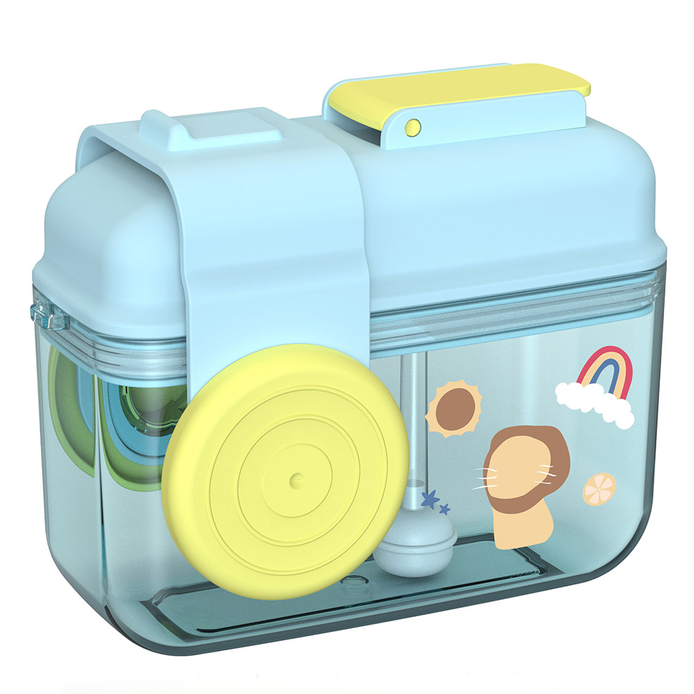 عامة - زمزمية ماصة صغيرة للكاميرا - زرقاء - 680 مل