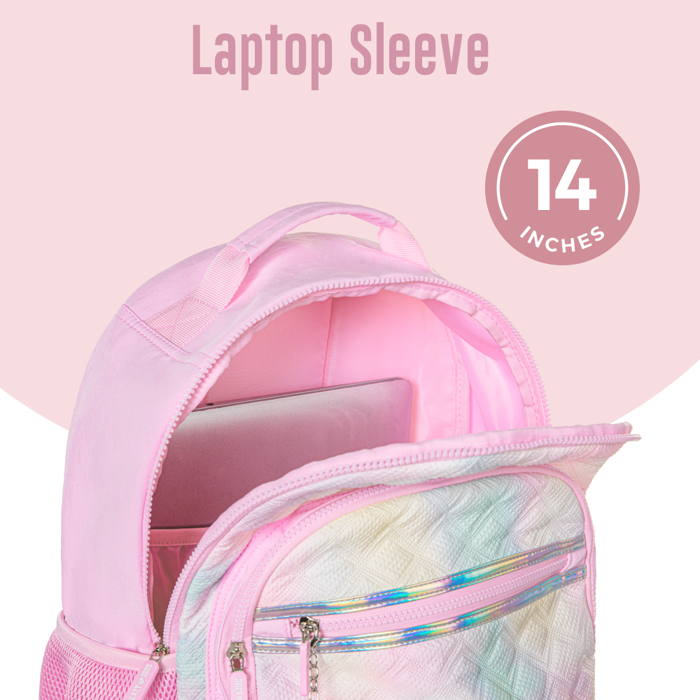 Eazy Kids - Backpack with Lunch Bag & Pencil Case - Sugar Pop - 17-Inch/43.5cm