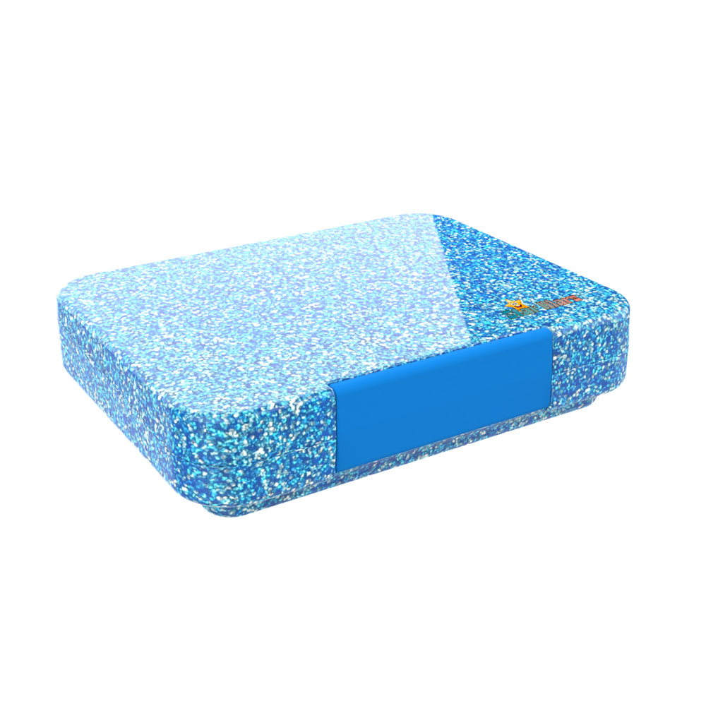 ستارمارز - صندوق غداء بينتو لامع بتصميم وحيد القرن، 4-6 أقسام، 1195 مل - متعدد الألوان