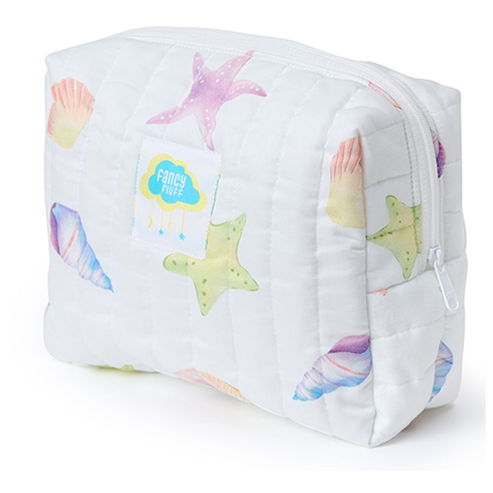 Fancy Fluff - Organic Baby Travel Pouch - Sea Fantasy