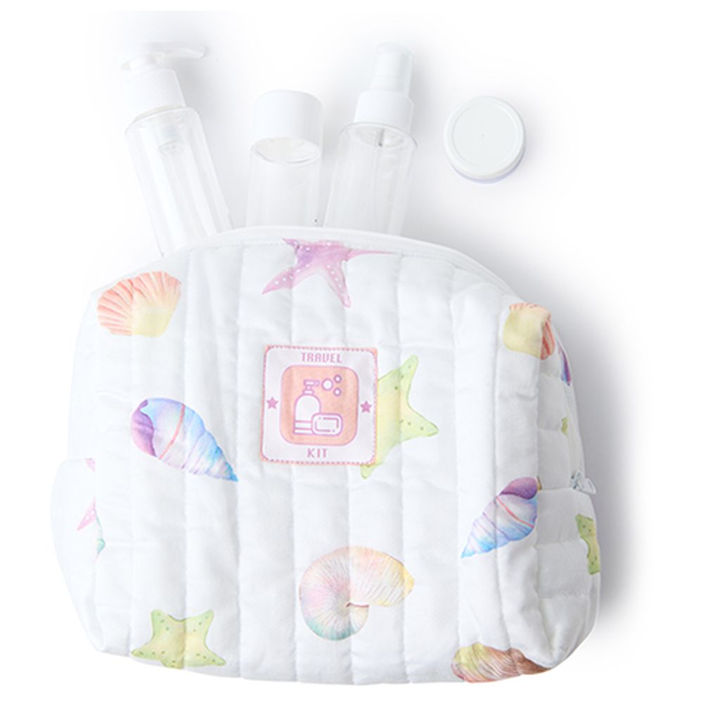 Fancy Fluff - Organic Baby Travel Pouch - Sea Fantasy