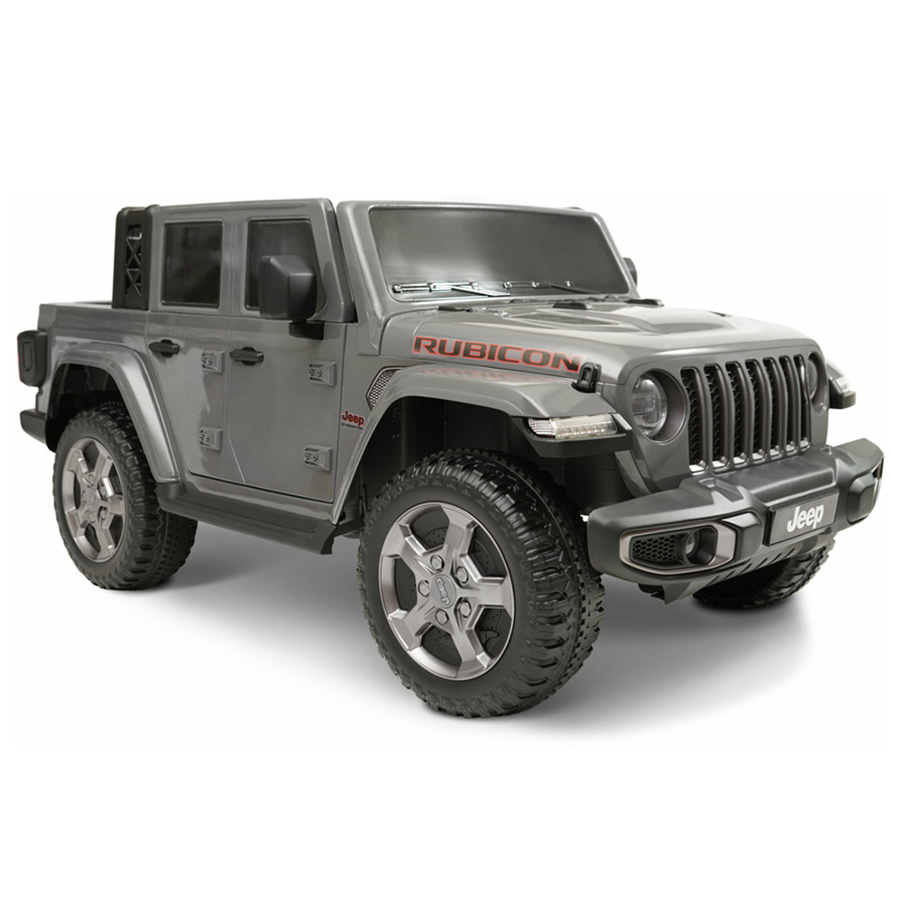 Jeep - Rubicon 2 Seater Kids Electric Car - 12V - Grey