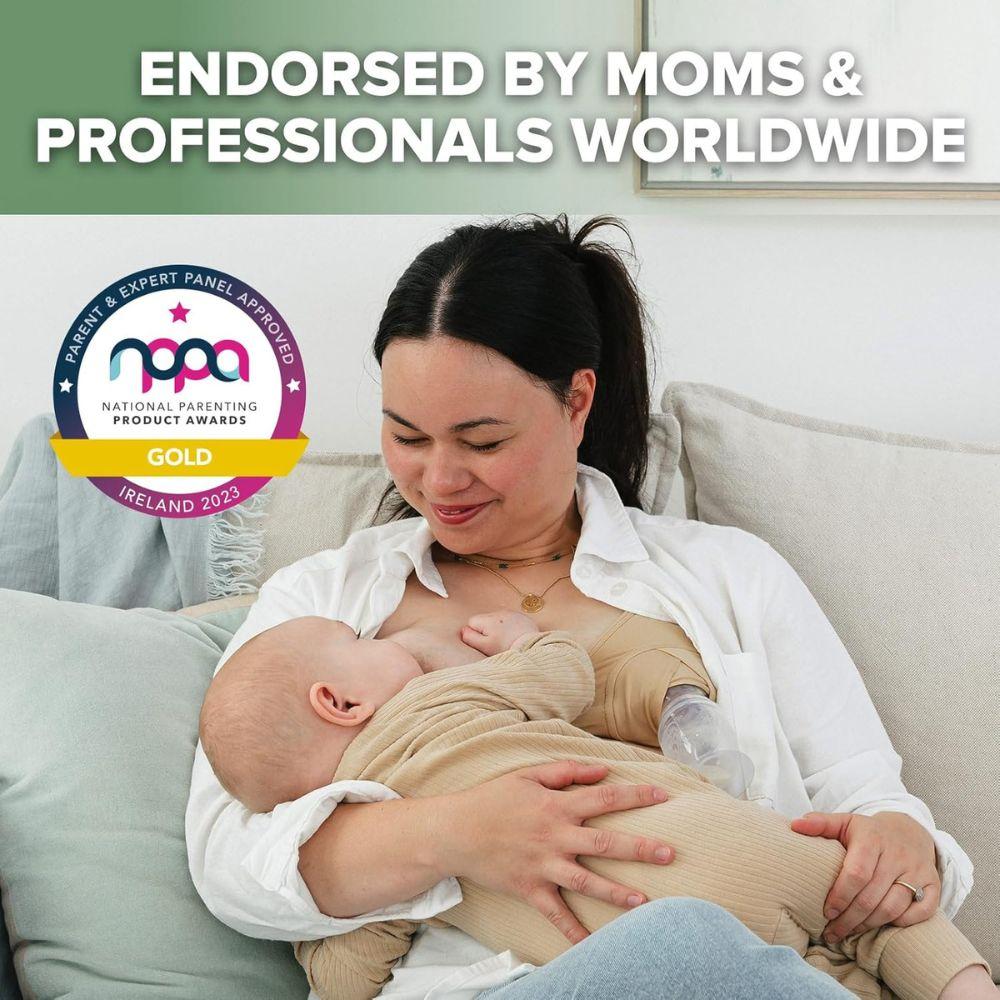 هاكا - شفاط حليب سيليكون بقاعدة شفط وغطاء سيليكون - 150 مل